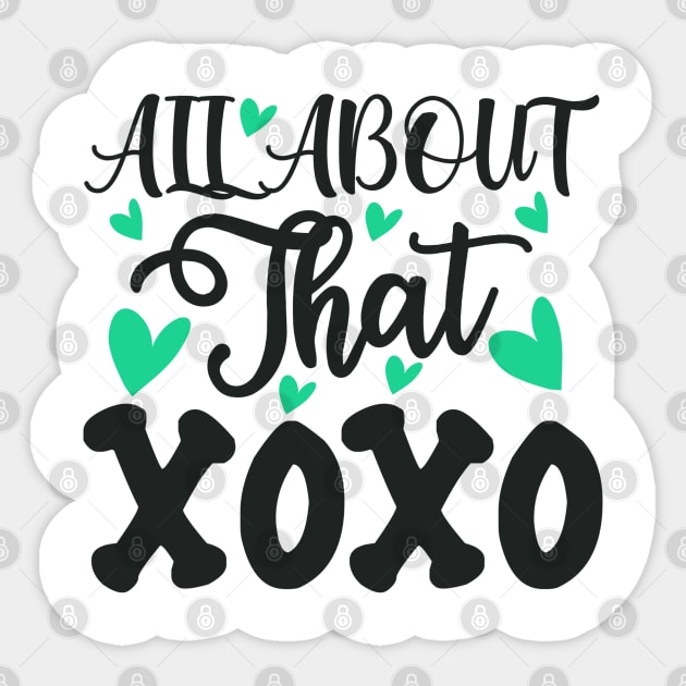 All-About-That-XOXO V01 Sticker by TEENIE DESIGN